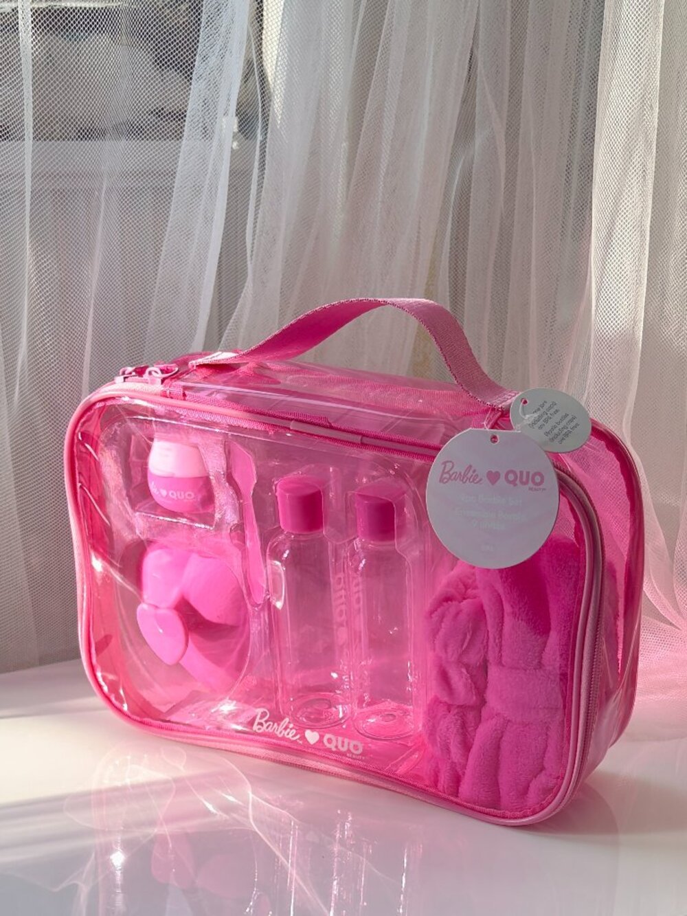 Barbie+Quo Beauty Collab Travel Set, Brand New